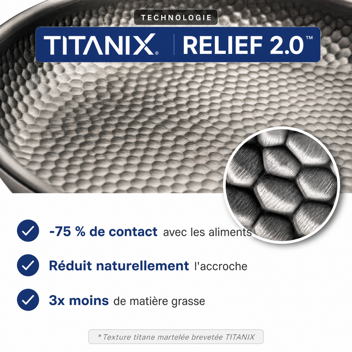 Poêle 100% Titane Pur Pour Une Cuisine Sans Toxines